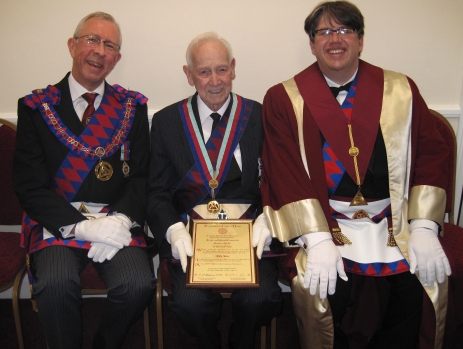 Bert’s 50th Chapter Certificate