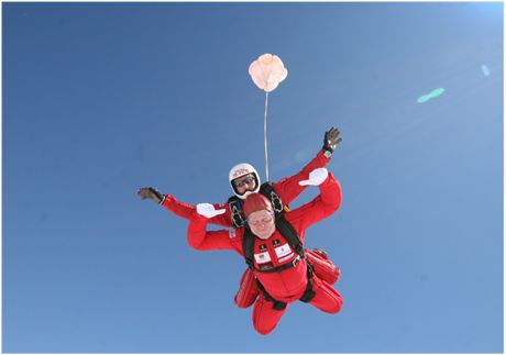 Help The Heroes charity jump