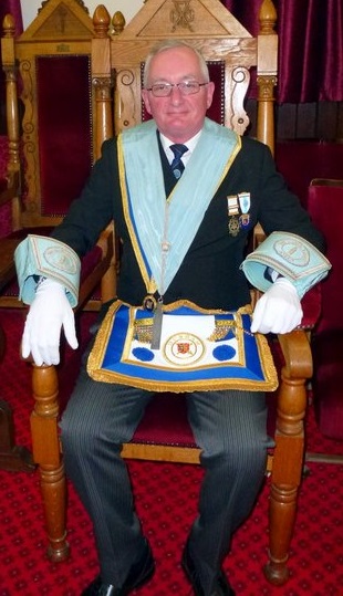 Junior Warden Bro JH Dunn PProv Purs