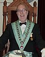 W.Bro. P Johnson W Master of Lodge 2002
